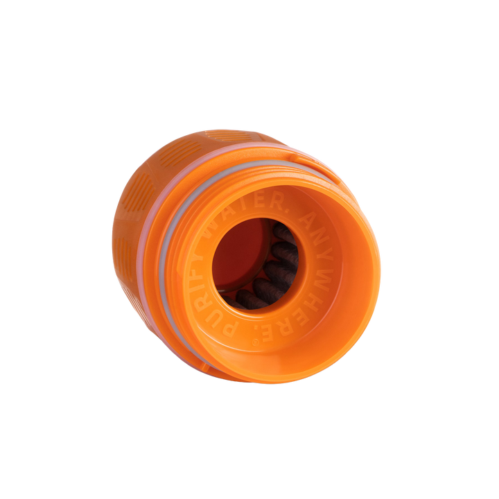 Grayl UltraPress Replacement Filter and Purifier Cartridge / Angle View / Orange