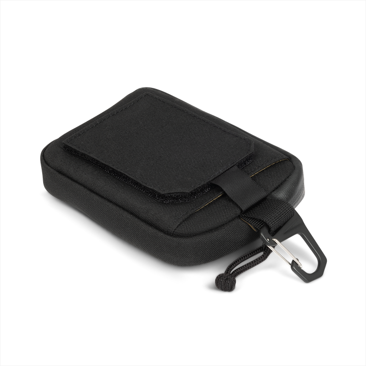 Grayl® G-MOD Flat Pouch - Medium / Back View Velcro Closed Tab / Covert Black