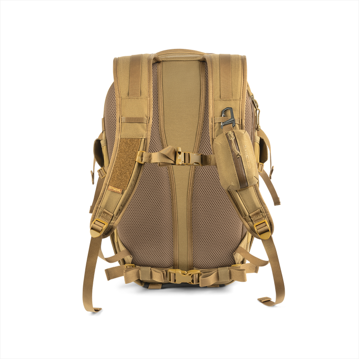 Grayl® Mission Expanse Backpack - 25L / Back View / Coyote Brown