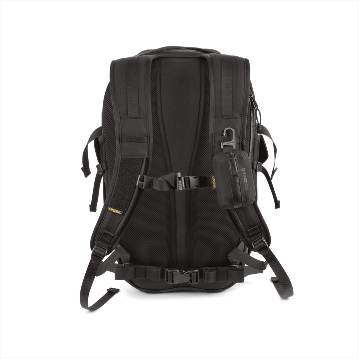 Grayl® Mission Expanse Backpack - 25L / Back View / Covert Black