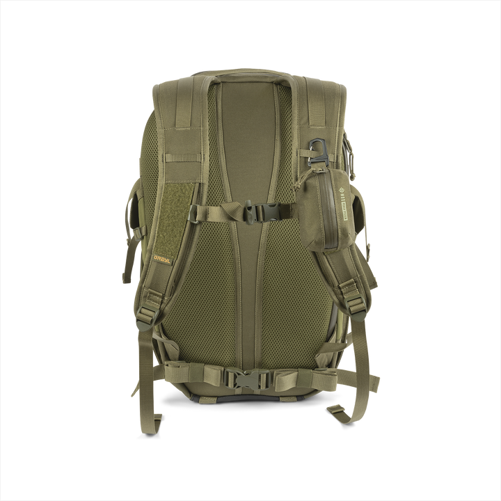 Grayl® Mission Expanse Backpack - 25L / Back View / Olive Drab