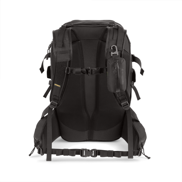 Grayl® Mission Expanse Backpack - 30L / Back View / Covert Black