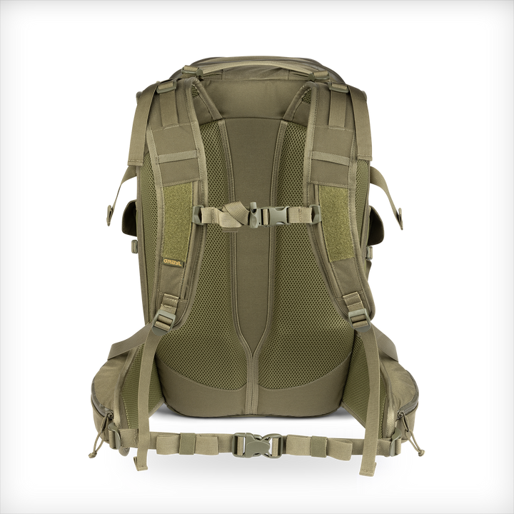 Grayl® Mission Expanse Backpack - 30L / Back View / Olive Drab