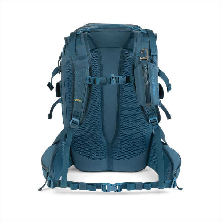 Grayl® Mission Expanse Backpack - 30L / Back View / Wander Blue