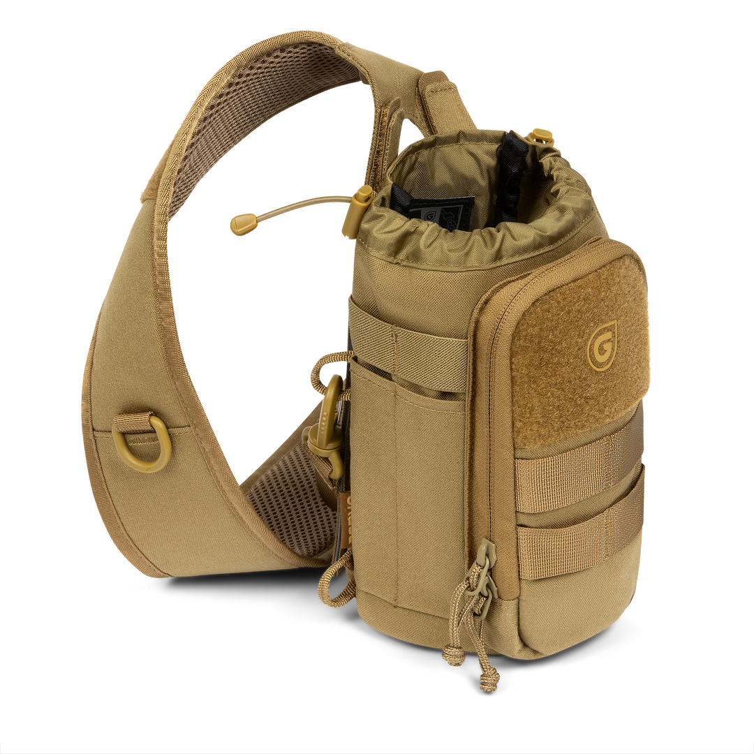 Grayl® Mission Water Bottle Sling (Empty) - 1.7L / Standard View / Coyote Brown