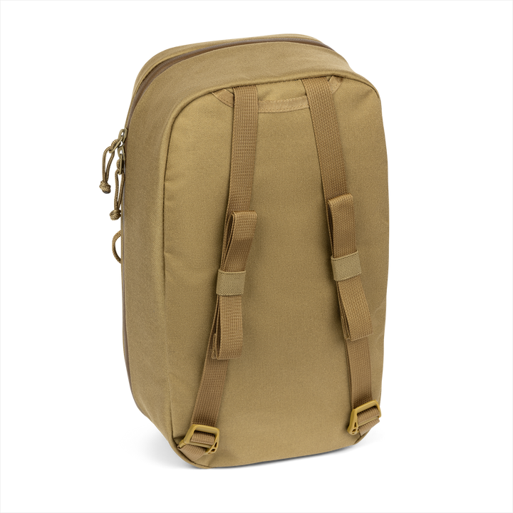 Grayl® Mission Packing Carry Pouch - Large / Back View / 10L / Coyote Brown