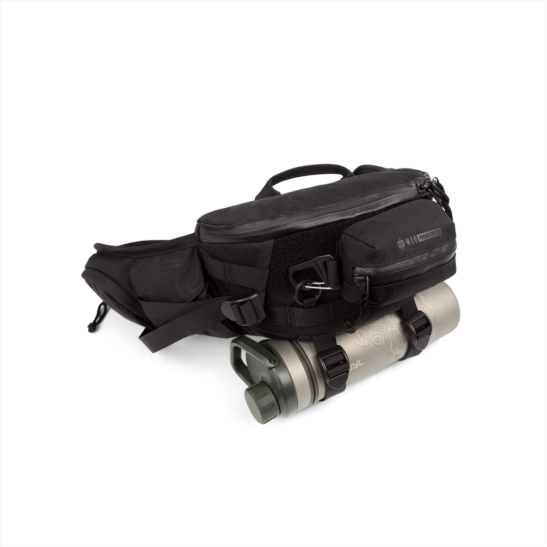 Grayl® Mission EXP Hip Pack - 2L / BottleLock View / Covert Black