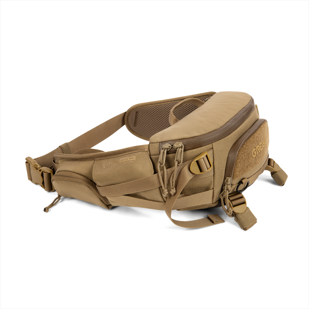 Grayl® Mission Hip Pack - 2.5L / Standard View / Coyote Brown