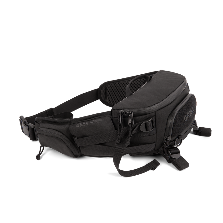 Grayl® Mission Hip Pack - 2.5L / Standard View / Covert Black