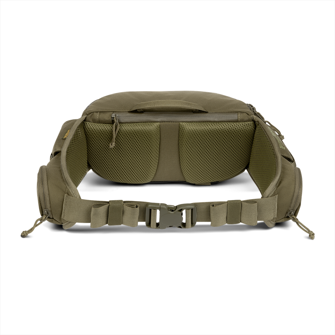 Grayl® Mission Hip Pack - 2.5L / Back View / Olive Drab