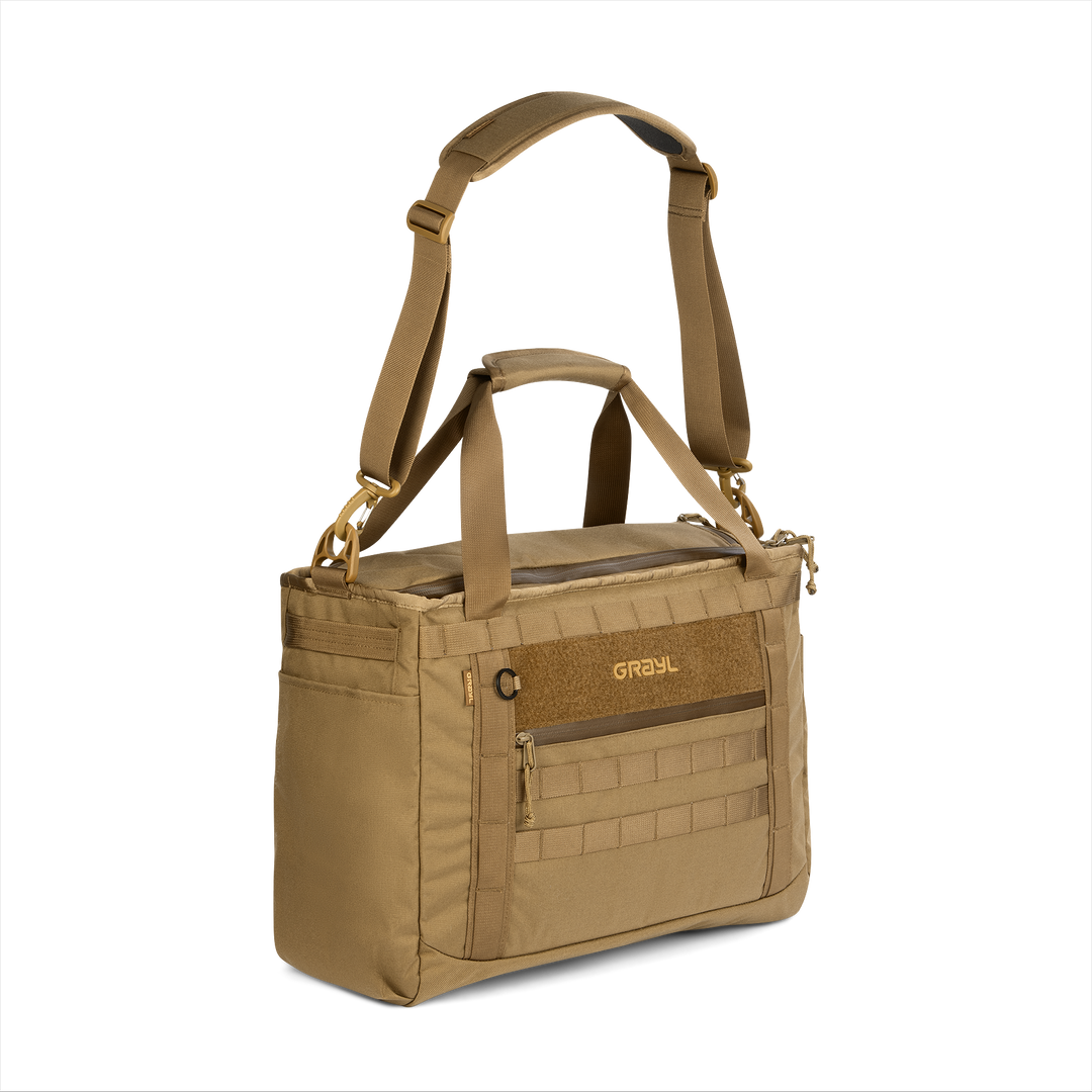 Grayl® Mission Tote - 32L / Standard View / Coyote Brown