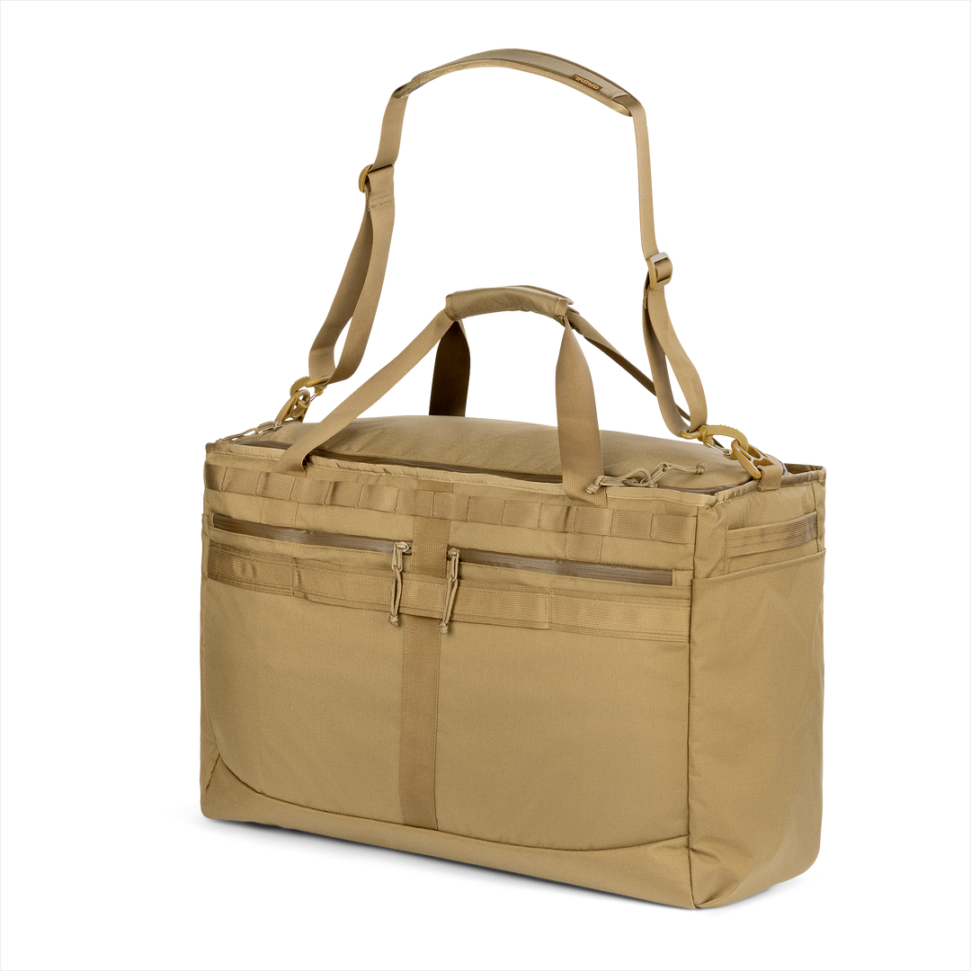 Grayl® Mission Tote - 58L / Back View / Coyote Brown