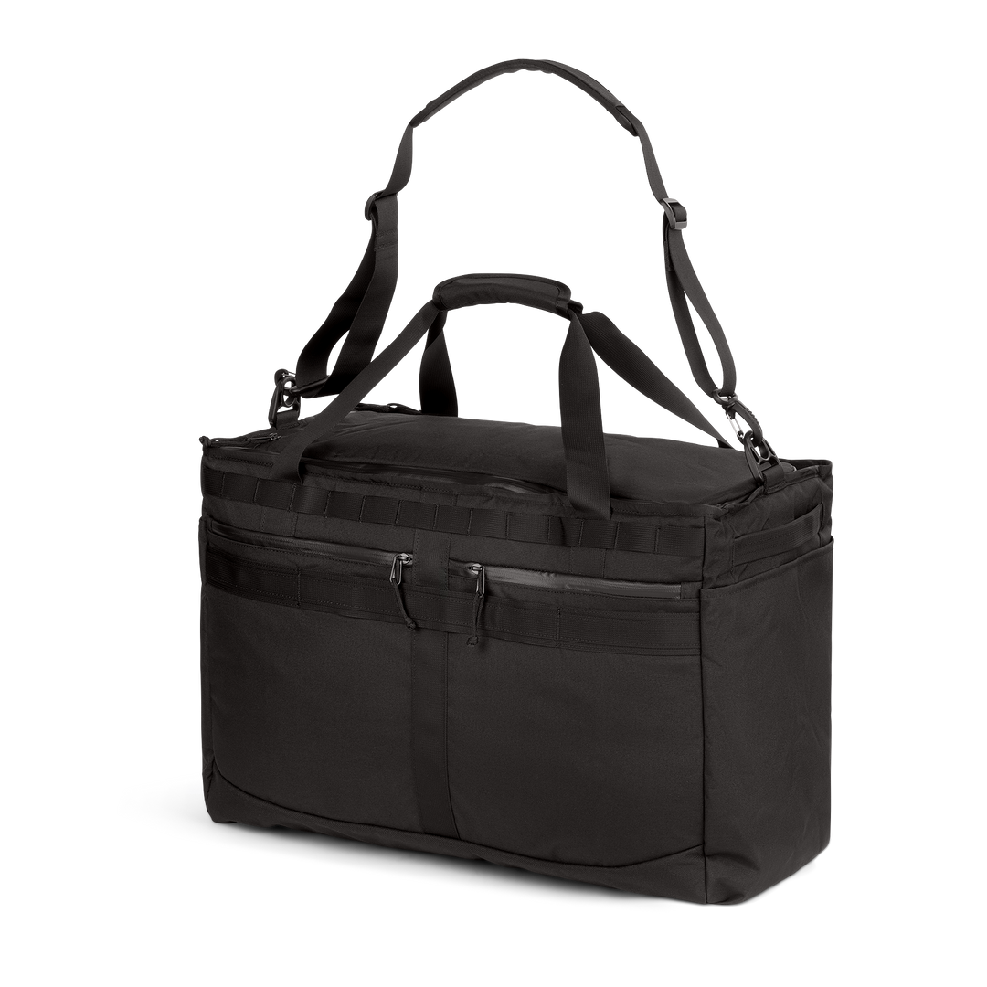Grayl® Mission Tote - 58L / Back View / Covert Black