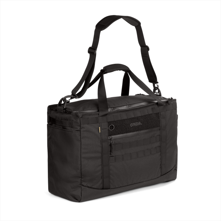 Grayl® Mission Tote - 58L / Standard View / Covert Black