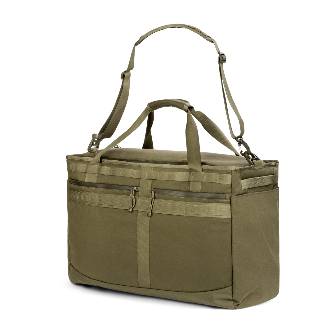 Grayl® Mission Tote - 58L / Back View / Olive Drab