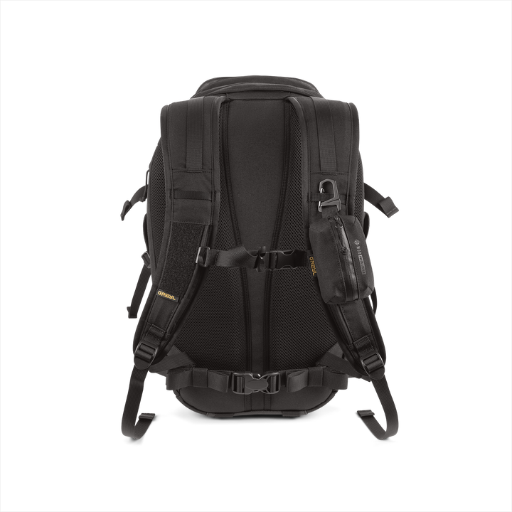 Grayl® Transport Expanse Backpack - 20L / Back View / Covert Black