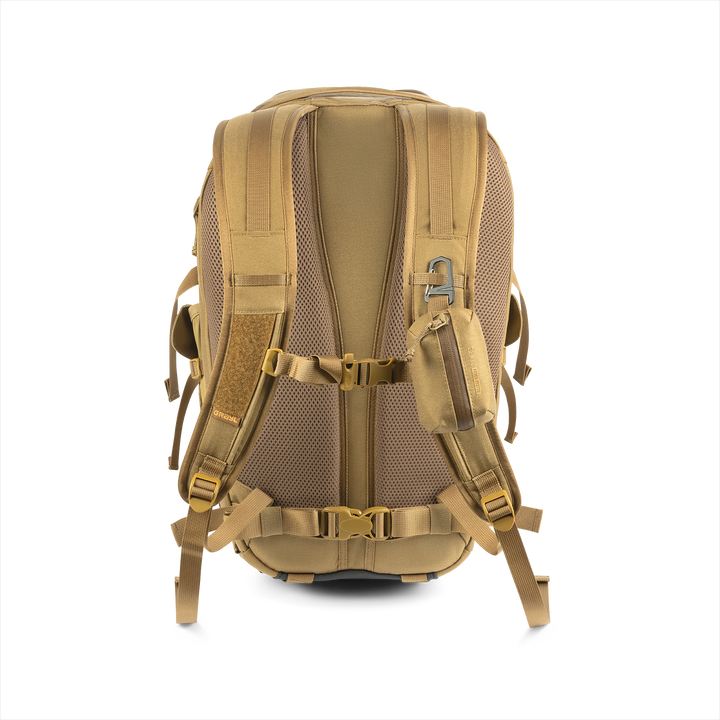 Grayl® Transport Expanse Backpack - 25L / Back View / Coyote Brown