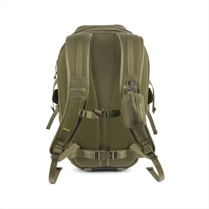 Grayl® Transport Expanse Backpack - 25L / Back View / Olive Drab