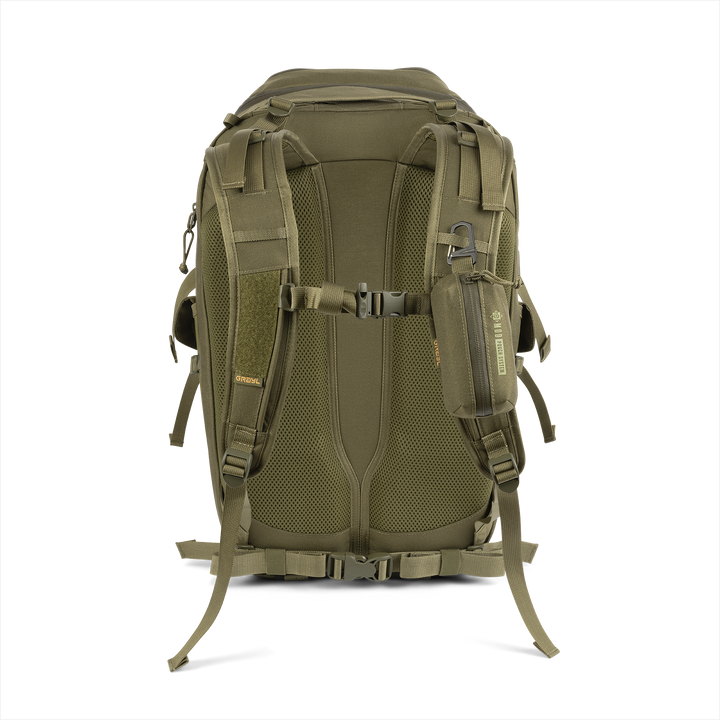 Grayl® Transport Expanse Backpack - 30L / Back View / Olive Drab
