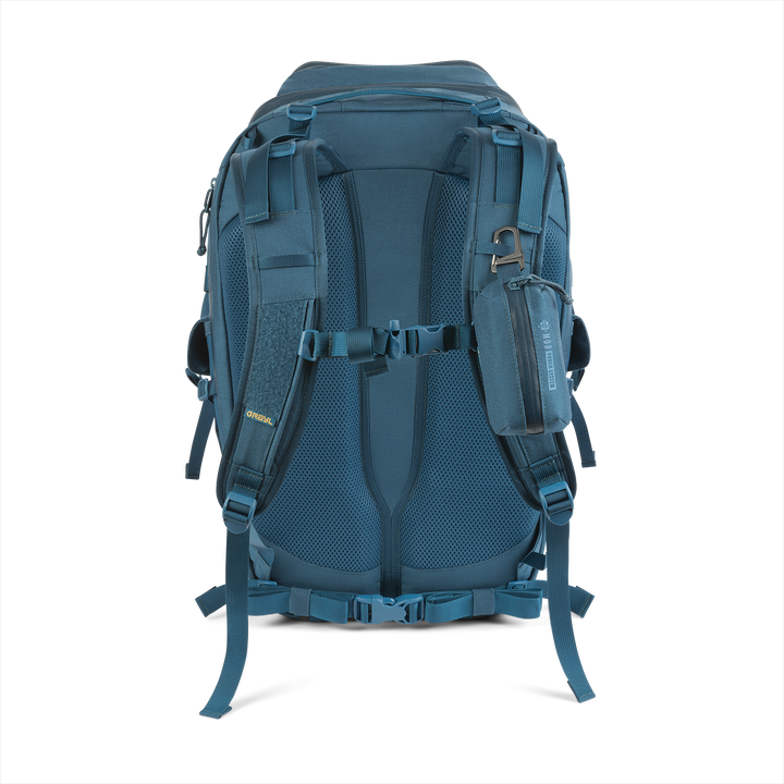 Grayl® Transport Expanse Backpack - 30L / Back View / Wander Blue