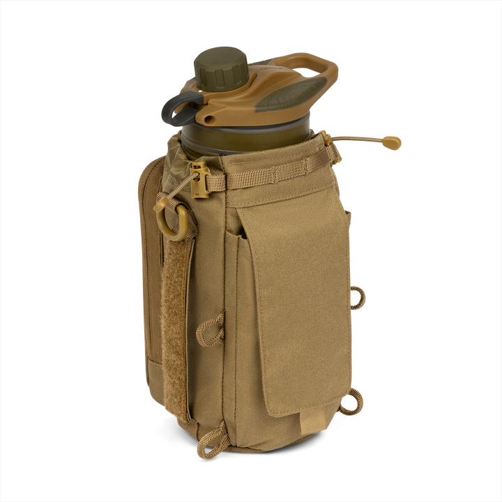 Grayl® Transport Water Bottle Sling - 1.7L / Back View / Coyote Brown