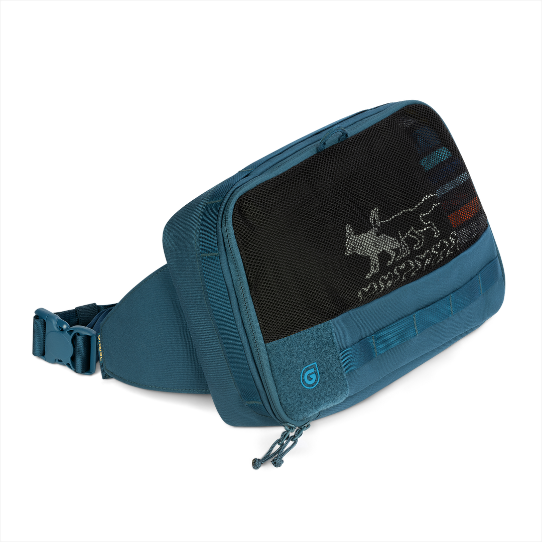 Grayl® Transport Packing Sling Pouch - Large / Standard View / Wander Blue