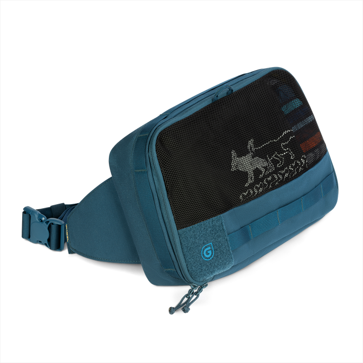 Grayl® Transport Packing Sling Pouch - Large / Standard View / Wander Blue