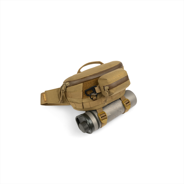 Grayl® Transport Hip Pack - 1.5L / BottleLock View / Coyote Brown