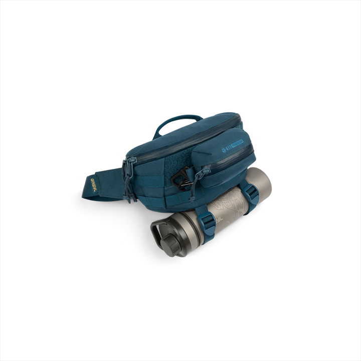 Grayl® Transport Hip Pack - 1.5L / BottleLock View / Wander Blue