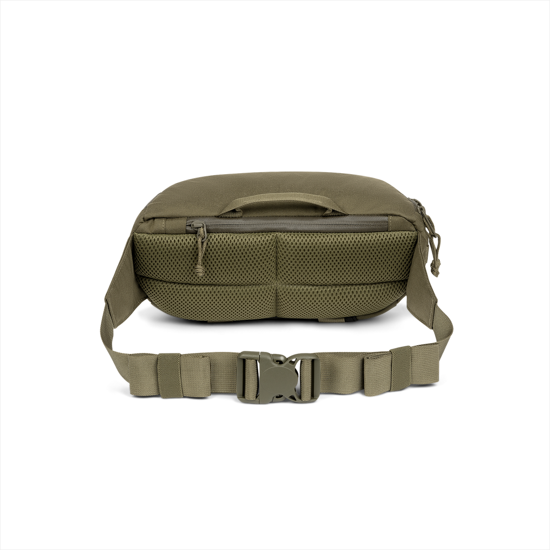 Grayl® Transport Hip Pack - 2L / Back View / Olive Drab