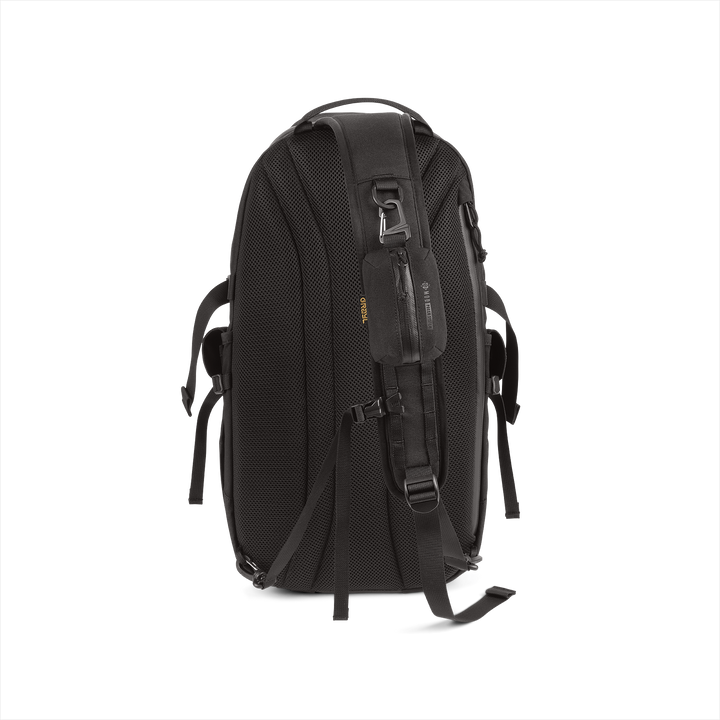 Grayl® Transport Expanse Sling Daypack - 18L / Back View / Covert Black