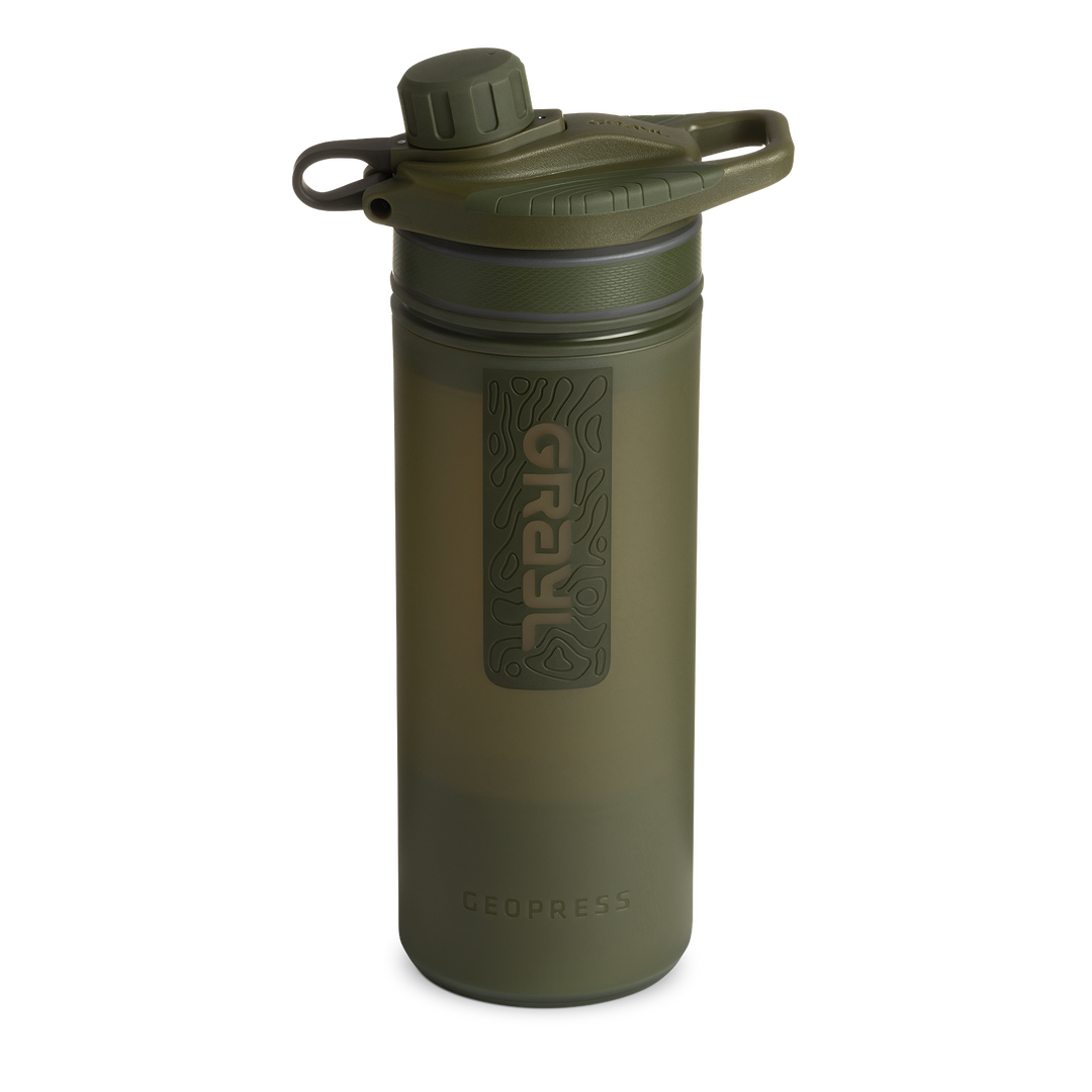 Best top rated Grayl GeoPress Filter and Purifier Water Bottle - 24 Fluid Ounces / Covert Edition / Standard View / Olive Drab