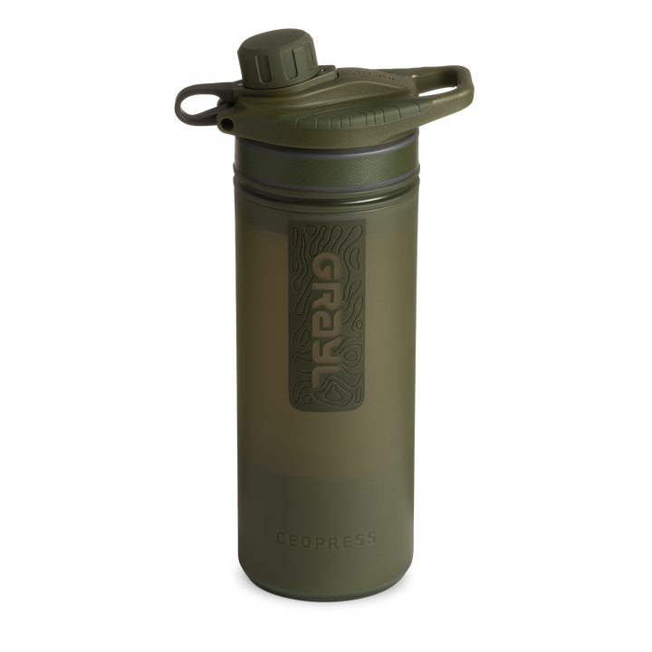Best top rated Grayl GeoPress Filter and Purifier Water Bottle - 24 Fluid Ounces / Covert Edition / Standard View / Olive Drab