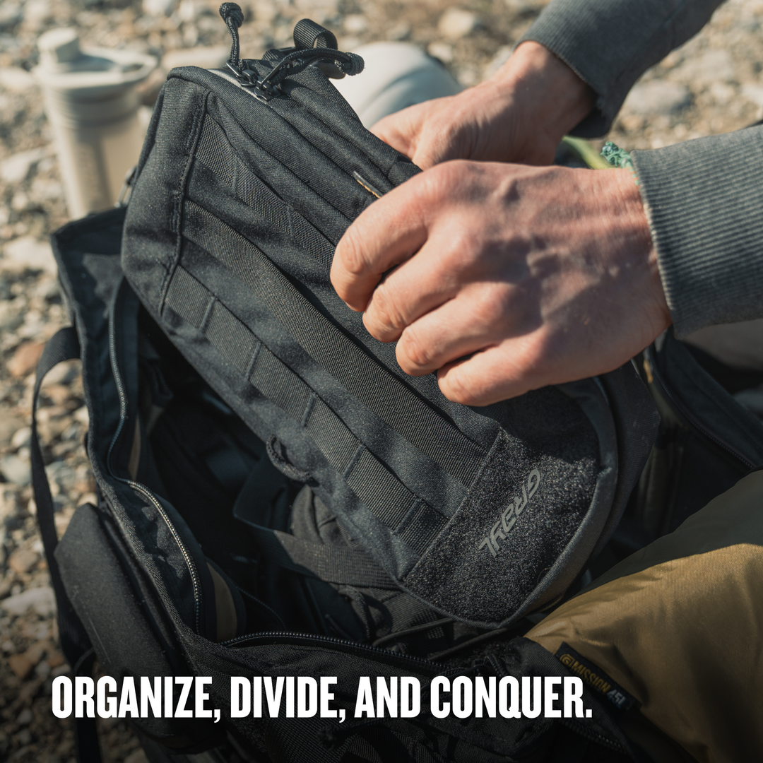 Grayl® Mission Packing Carry Pouch / Organize, Divide and Conquer / 3L / 5L / 10L / Covert Black / Coyote Brown / Olive Drab / Wander Blue