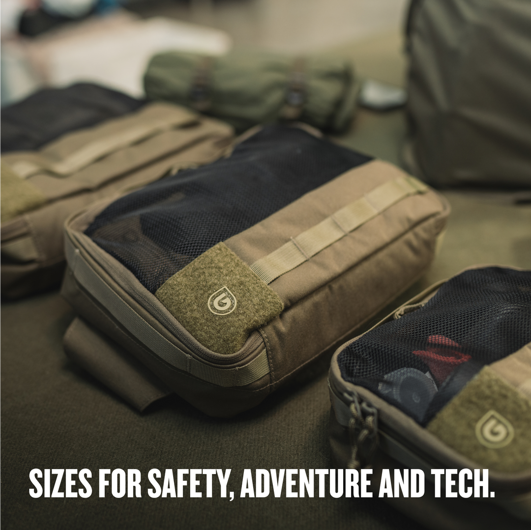 Grayl® Transport Packing Sling Pouch / Sizes for Safety Adventure and Tech / 3L / 6L / 9L / Covert Black / Coyote Brown / Olive Drab / Wander Blue