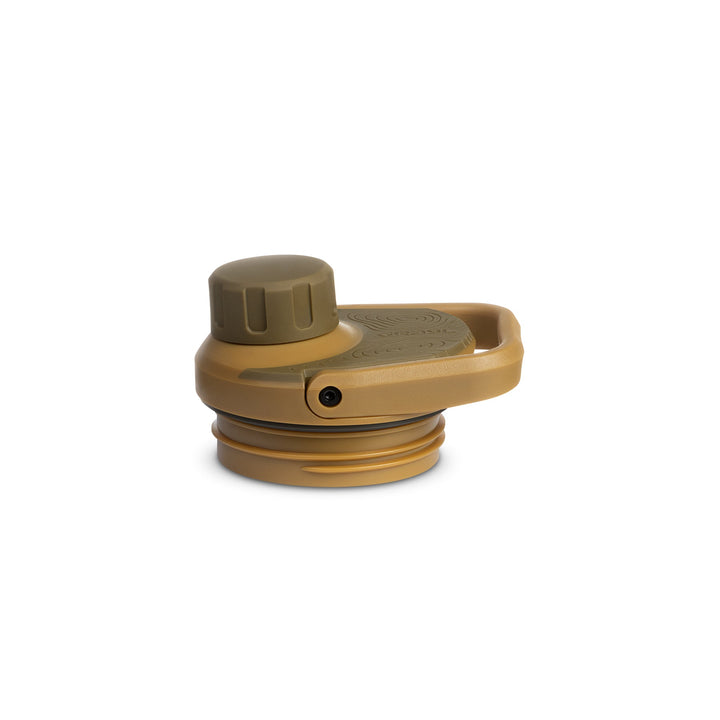 Grayl UltraPress Ersatz-Drink-Thru-Cap | Coyote Brown | FlipCarry Handle Down View / Coyote Brown