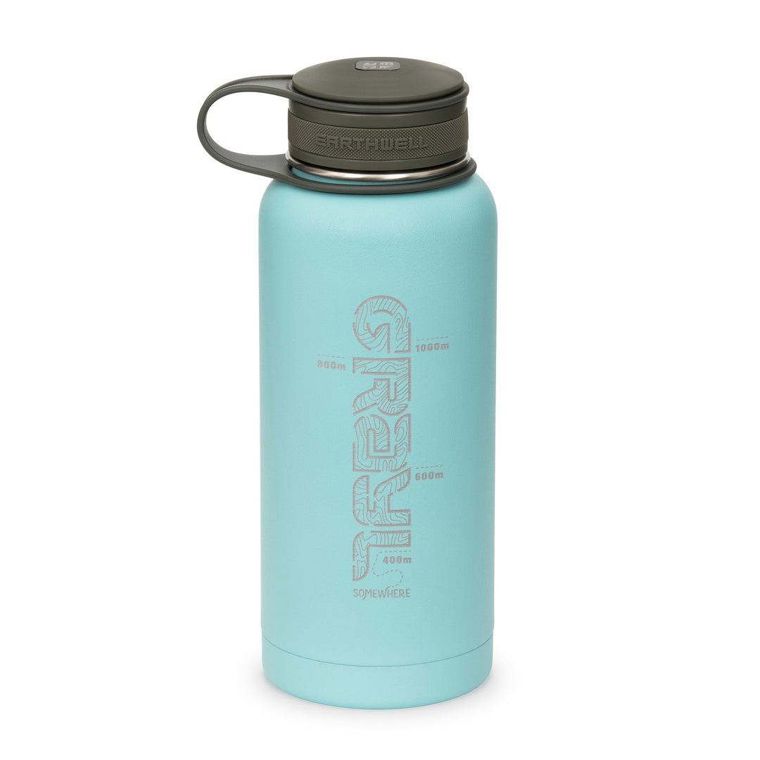 Earthwell® xGrayl 32oz Kewler™ Flasche / Aqua Blau