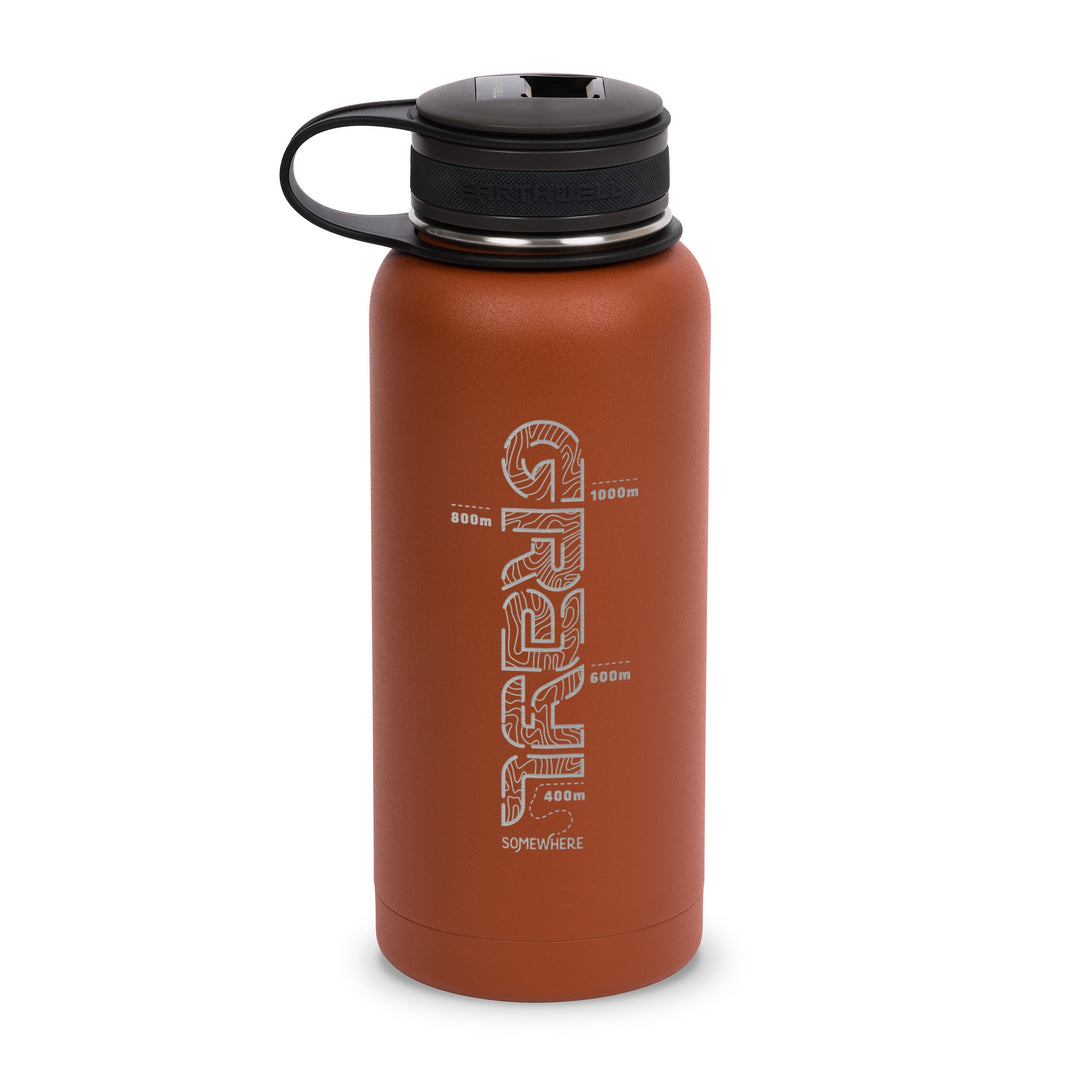 Earthwell® xGrayl 32oz Kewler™-Flasche / Sierra Rot