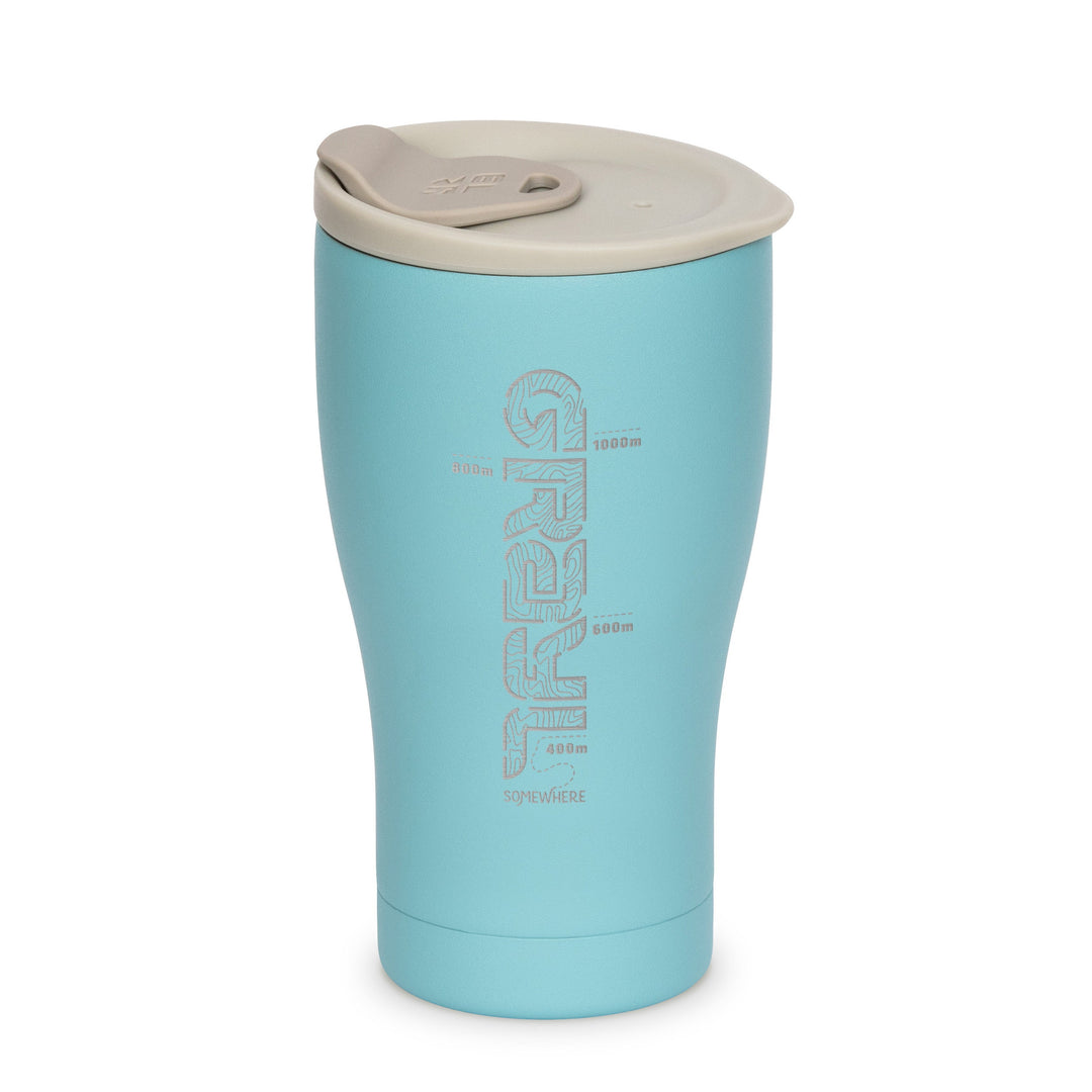 Earthwell® xGrayl 16oz Early Riser™ Becher / Aqua Blau