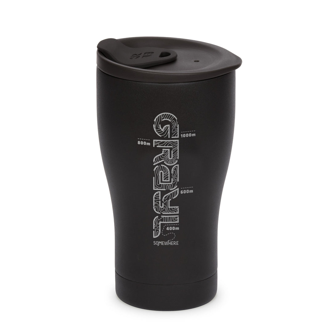 Earthwell® xGrayl 16oz Early Riser™ Becher / Vulkanisch Schwarz