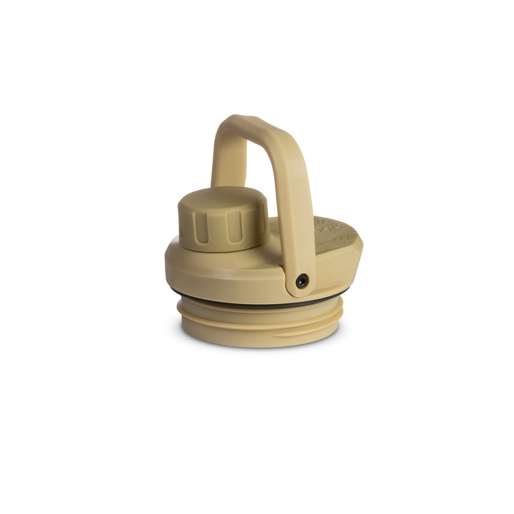 Grayl UltraPress Replacement Drink-Thru Cap | Desert Tan | FlipCarry Handle Up View / Desert Tan