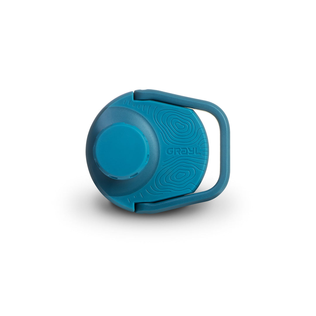 Grayl UltraPress Replacement Drink-Thru Cap | Forest Blue | Side View / Forest Blue