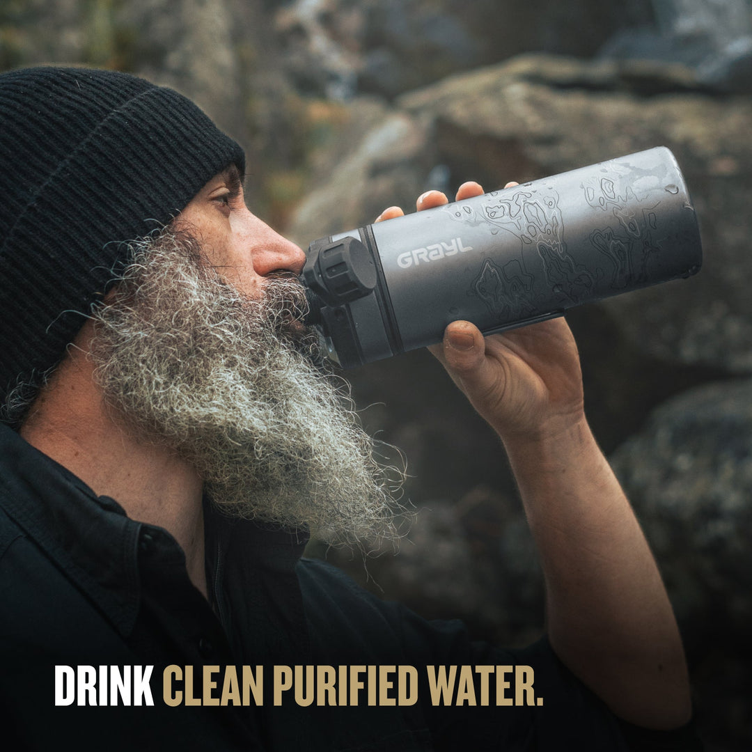 Boire de l'eau propre et purifiée n'importe où