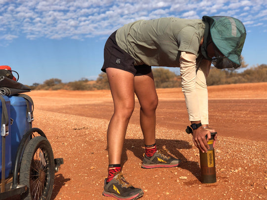 Correre per 2.210 miglia attraverso l'Australia