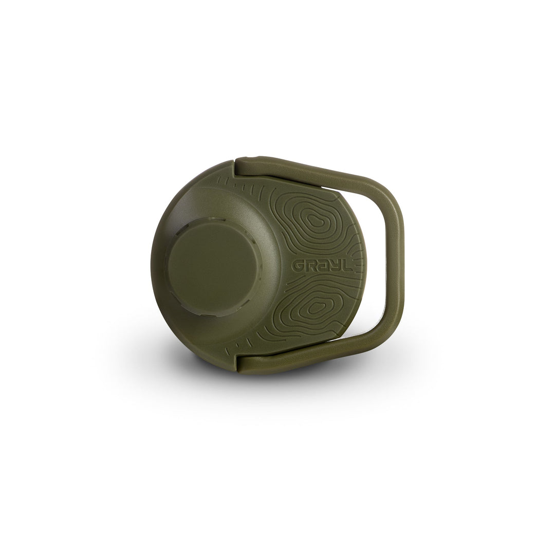 Tappo di ricambio Grayl UltraPress per il Drink-Thru | Olive Drab | Vista laterale / Olive Drab